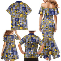 Tokelau Manuia te Kilihimahi Family Matching Mermaid Dress and Hawaiian Shirt Pacific Patchwork Xmas Vibes - Polynesian Pride