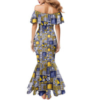 Tokelau Manuia te Kilihimahi Family Matching Mermaid Dress and Hawaiian Shirt Pacific Patchwork Xmas Vibes - Polynesian Pride
