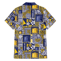Tokelau Manuia te Kilihimahi Family Matching Off Shoulder Maxi Dress and Hawaiian Shirt Pacific Patchwork Xmas Vibes LT9 - Polynesian Pride