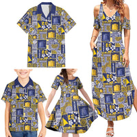 Tokelau Manuia te Kilihimahi Family Matching Summer Maxi Dress and Hawaiian Shirt Pacific Patchwork Xmas Vibes - Polynesian Pride