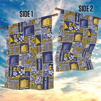 Tokelau Manuia te Kilihimahi Garden Flag Pacific Patchwork Xmas Vibes - Polynesian Pride