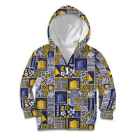 Tokelau Manuia te Kilihimahi Kid Hoodie Pacific Patchwork Xmas Vibes - Polynesian Pride