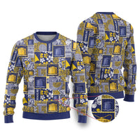 Tokelau Manuia te Kilihimahi Ugly Christmas Sweater Pacific Patchwork Xmas Vibes - Polynesian Pride