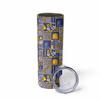 Tokelau Manuia te Kilihimahi Skinny Tumbler Pacific Patchwork Xmas Vibes - Polynesian Pride