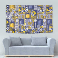 Tokelau Manuia te Kilihimahi Tapestry Pacific Patchwork Xmas Vibes - Polynesian Pride