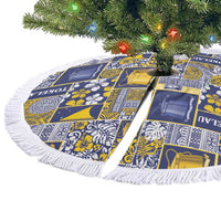 Tokelau Manuia te Kilihimahi Tree Skirt Pacific Patchwork Xmas Vibes - Polynesian Pride