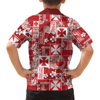 Wallis Et Futuna Kilisimasi Fiefia Family Matching Mermaid Dress and Hawaiian Shirt Pacific Patchwork Xmas Vibes LT9 - Polynesian Pride