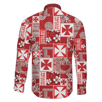 Wallis Et Futuna Kilisimasi Fiefia Family Matching Off Shoulder Maxi Dress and Hawaiian Shirt Pacific Patchwork Xmas Vibes LT9 - Polynesian Pride