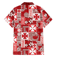 Wallis Et Futuna Kilisimasi Fiefia Family Matching Tank Maxi Dress and Hawaiian Shirt Pacific Patchwork Xmas Vibes LT9 - Polynesian Pride