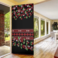 Fiji Masi Bula Tagimoucia Flowers Door Cover - Polynesian Pride