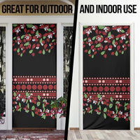 Fiji Masi Bula Tagimoucia Flowers Door Cover - Polynesian Pride