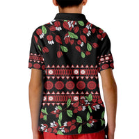 Fiji Masi Bula Tagimoucia Flowers Kid Polo Shirt
