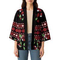 Fiji Masi Bula Tagimoucia Flowers Kimono - Polynesian Pride