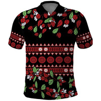 Fiji Masi Bula Tagimoucia Flowers Polo Shirt