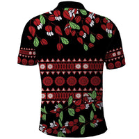 Fiji Masi Bula Tagimoucia Flowers Polo Shirt