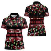 Fiji Masi Bula Tagimoucia Flowers Women Polo Shirt