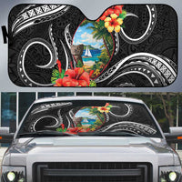 Hafa Adai Guam Auto Sun Shade Guahan Seal Chamorro Stones Tribal - Polynesian Pride