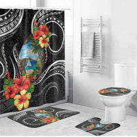 Hafa Adai Guam Bathroom Set Guahan Seal Chamorro Stones Tribal - Polynesian Pride