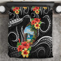 Hafa Adai Guam Bedding Set Guahan Seal Chamorro Stones Tribal