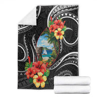 Hafa Adai Guam Blanket Guahan Seal Chamorro Stones Tribal