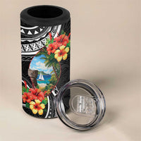 Hafa Adai Guam 4 in 1 Can Cooler Tumbler Guahan Seal Chamorro Stones Tribal LT9 - Polynesian Pride