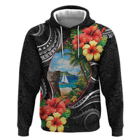Hafa Adai Guam Hoodie Guahan Seal Chamorro Stones Tribal