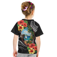 Hafa Adai Guam Kid T Shirt Guahan Seal Chamorro Stones Tribal