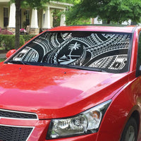 Hafa Adai Guam Inspired Tattoo Auto Sun Shade - Polynesian Pride