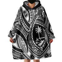 Hafa Adai Guam Inspired Tattoo Wearable Blanket Hoodie