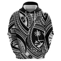 Hafa Adai Guam Inspired Tattoo Zip Hoodie