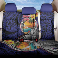 Hafa Adai Guam Seal Latte Stones Artwork Back Car Seat Cover