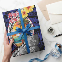 Hafa Adai Guam Seal Latte Stones Artwork Wrapping Paper - Polynesian Pride