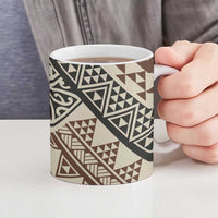 Niho Taniwha Kowhaiwhai Ceramic Mug - Polynesian Pride