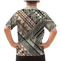 Niho Taniwha Kowhaiwhai Family Matching Mermaid Dress and Hawaiian Shirt
