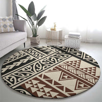 Niho Taniwha Kowhaiwhai Round Carpet