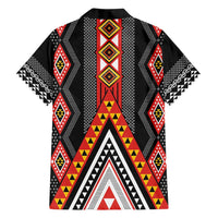 Niho Taniwha Taniko Motif Family Matching Long Sleeve Bodycon Dress and Hawaiian Shirt LT9 - Polynesian Pride