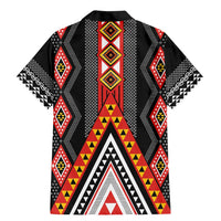 Niho Taniwha Taniko Motif Family Matching Mermaid Dress and Hawaiian Shirt