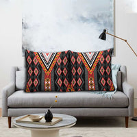 Niho Taniwha Taniko Motif Pillow Cover - Polynesian Pride