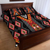 Niho Taniwha Taniko Motif Quilt Bed Set
