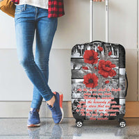 ANZAC Day Gallipoli Campaign Luggage Cover To The End They Remain