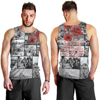 ANZAC Day Gallipoli Campaign Men Tank Top To The End They Remain