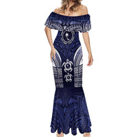 FSM Chuuk States Mermaid Dress Micronesia Six 9 One Polynesian Tribal Pattern