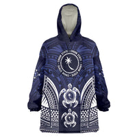FSM Chuuk States Wearable Blanket Hoodie Micronesia Six 9 One Polynesian Tribal Pattern