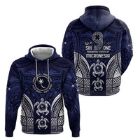 FSM Chuuk States Zip Hoodie Micronesia Six 9 One Polynesian Tribal Pattern