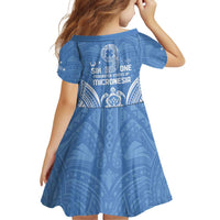 FSM Kosrae States Family Matching Off Shoulder Short Dress and Hawaiian Shirt Micronesia Six 9 One Polynesian Tribal Pattern