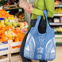 FSM Kosrae States Grocery Bag Micronesia Six 9 One Polynesian Tribal Pattern