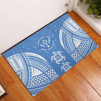 FSM Kosrae States Rubber Doormat Micronesia Six 9 One Polynesian Tribal Pattern