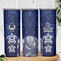 FSM Pohnpei States Skinny Tumbler Micronesia Six 9 One Polynesian Tribal Pattern