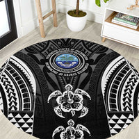 FSM Micronesia Six 9 One Round Carpet Polynesian Tribal Pattern