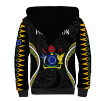 Polynesian Pride Palmerston Island Sherpa Hoodie Cook Islands Tribal Wave Style LT9 - Polynesian Pride